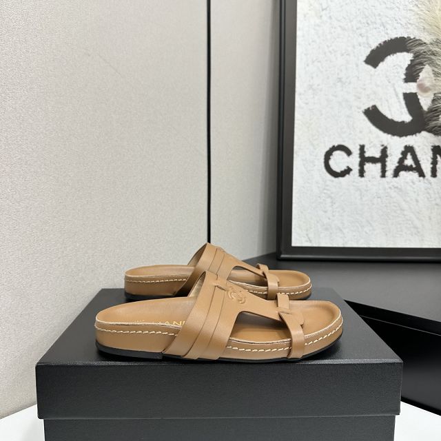 CC original calfskin mules CH00313