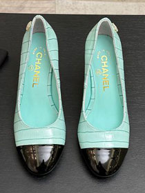 CC original crocodile calfskin 95mm pumps CH00342