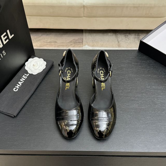 CC original crocodile calfskin 95mm sandals CH00344