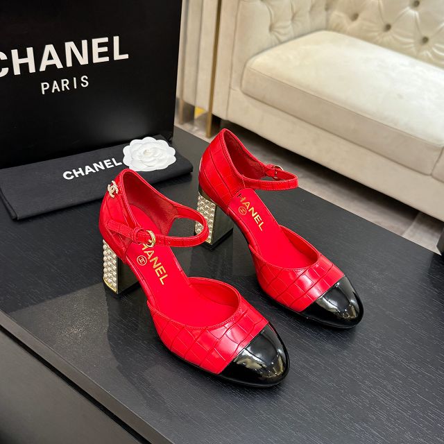 CC original crocodile calfskin 95mm sandals CH00344