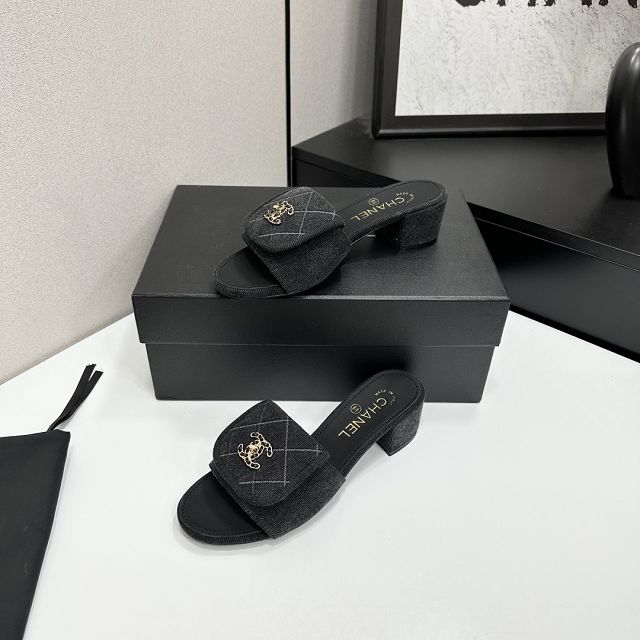 CC original denim 45mm mules CH00322