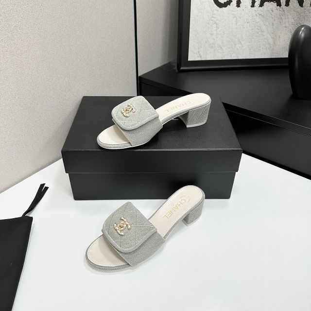 CC original denim 45mm mules CH00322