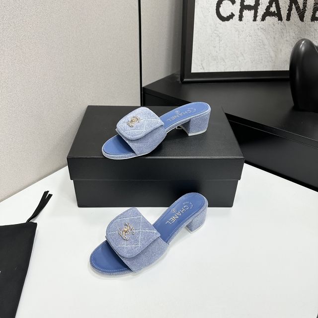 CC original denim 45mm mules CH00322