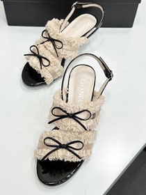 CC original fabric 35mm sandals CH00308