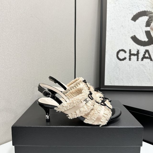 CC original fabric 35mm sandals CH00308