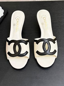 CC original lambskin 45mm mules CH00300