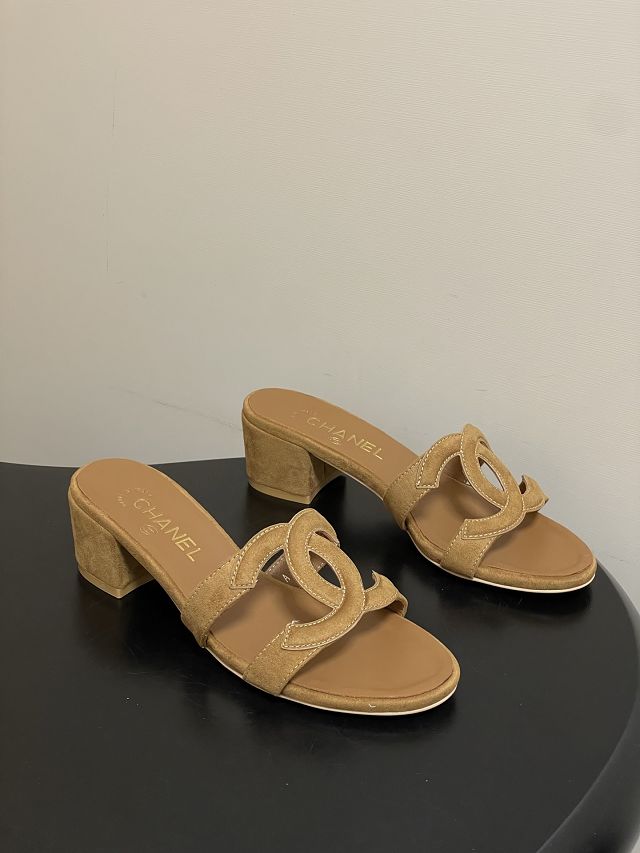 CC original lambskin 45mm mules CH00301