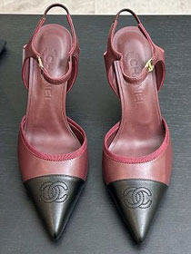 CC original lambskin 90mm slingbacks CH00320