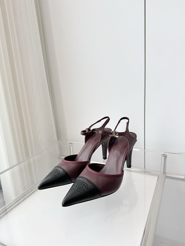 CC original lambskin 90mm slingbacks CH00320