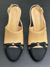 CC original lambskin 90mm slingbacks CH00340