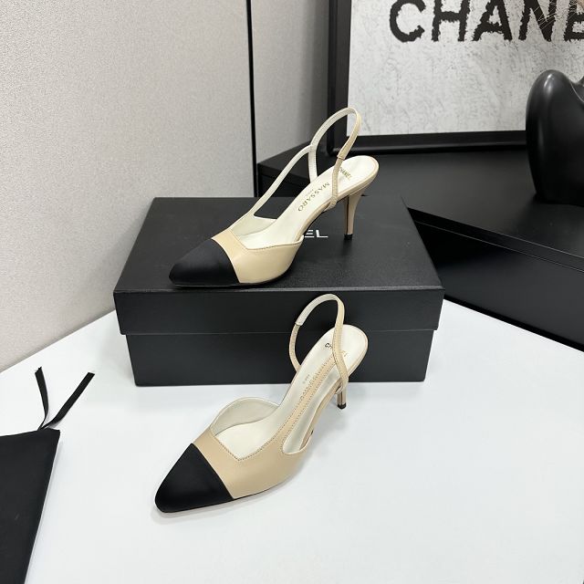 CC original lambskin 90mm slingbacks CH00328