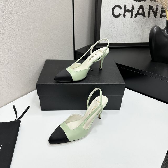 CC original lambskin 90mm slingbacks CH00328
