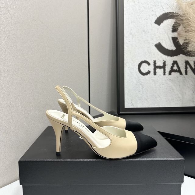 CC original lambskin 90mm slingbacks CH00328