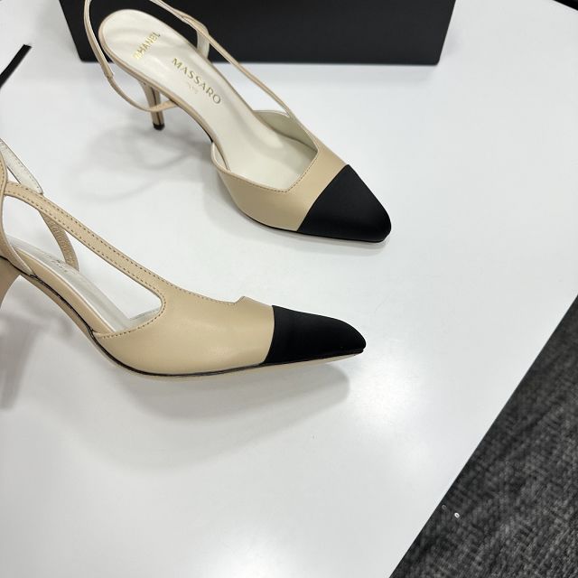 CC original lambskin 90mm slingbacks CH00328