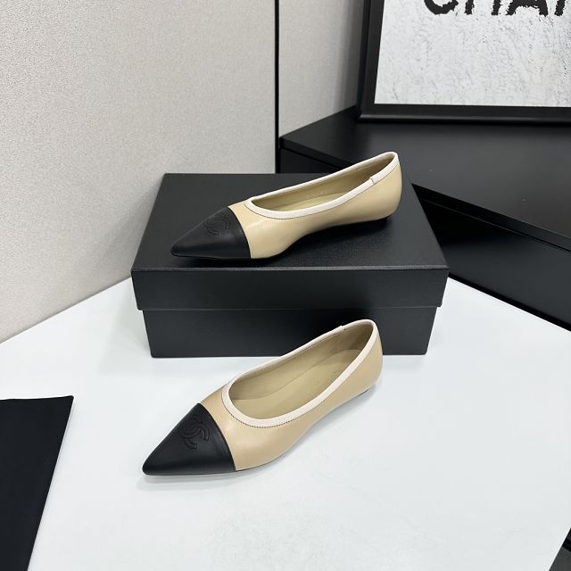 CC original lambskin ballet flats CH00332