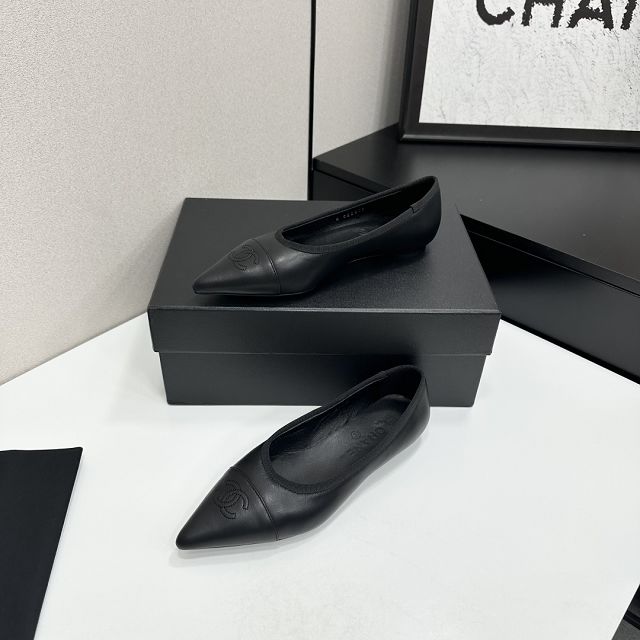 CC original lambskin ballet flats CH00332