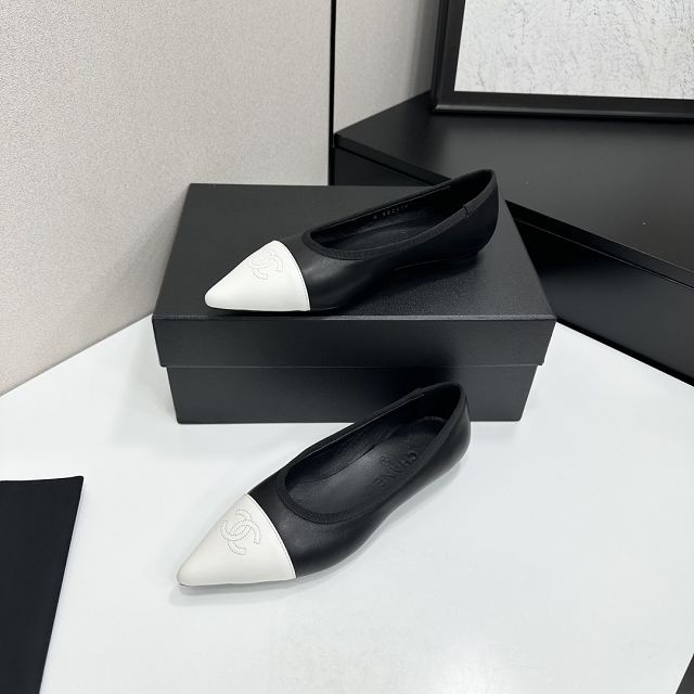 CC original lambskin ballet flats CH00332