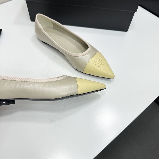 CC original lambskin ballet flats CH00332