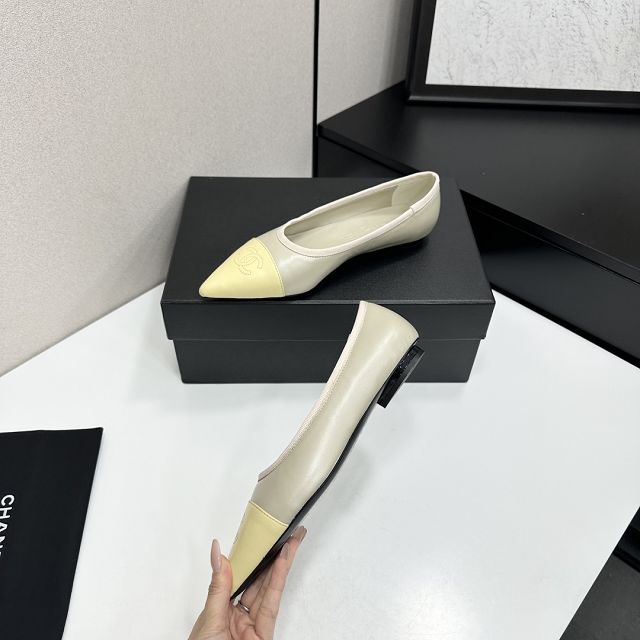 CC original lambskin ballet flats CH00332