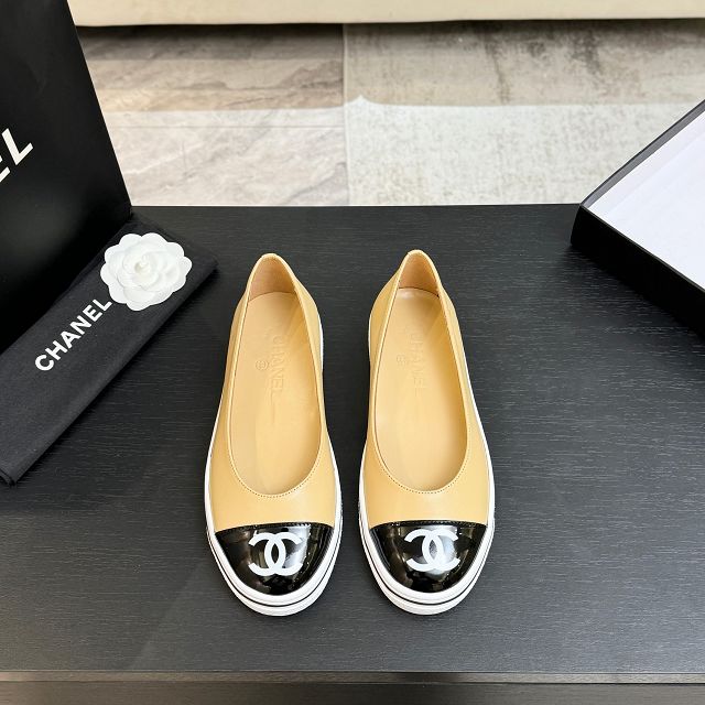 CC original calfskin ballet flats CH00348