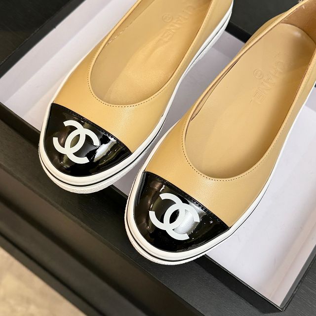 CC original calfskin ballet flats CH00348