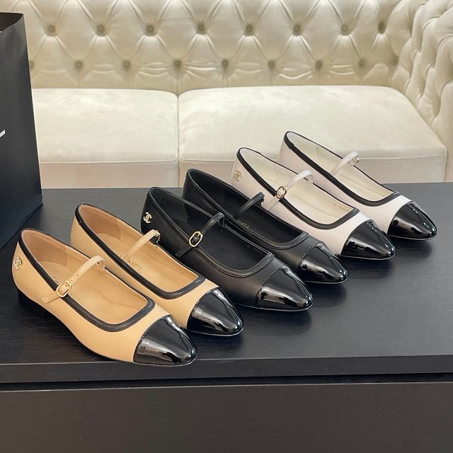 CC original lambskin mary janes CH00298