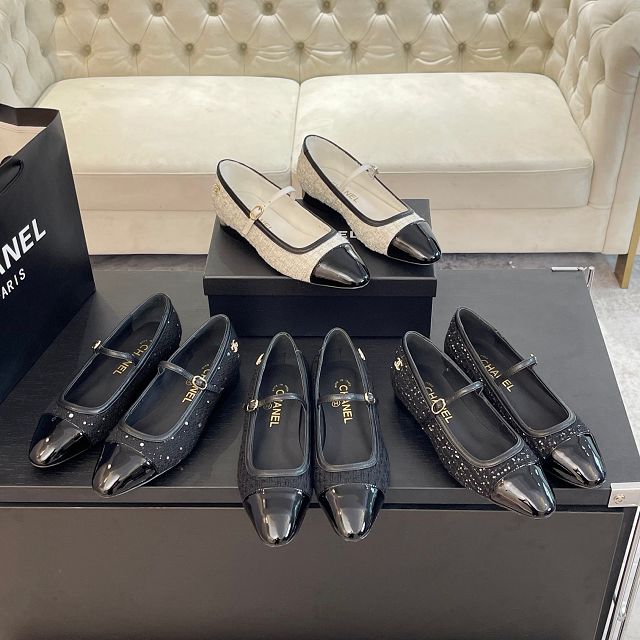 CC original lambskin mary janes CH00298