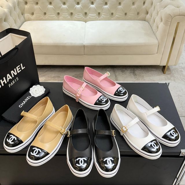 CC original calfskin mary janes CH00349