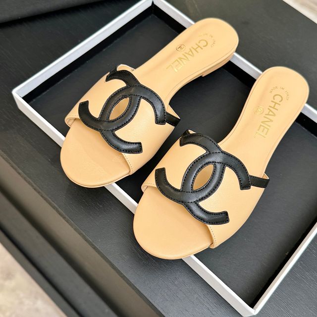 CC original lambskin mules CH00299