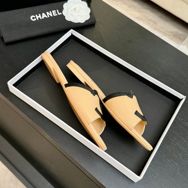 CC original lambskin mules CH00299