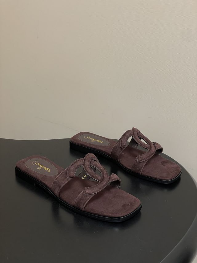 CC original lambskin mules CH00302