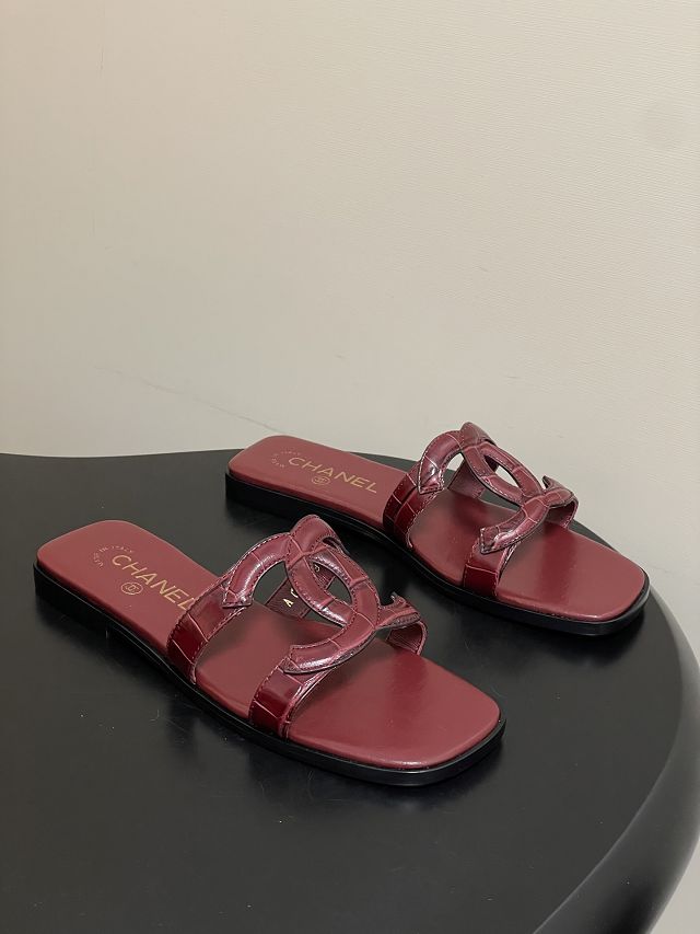 CC original lambskin mules CH00302