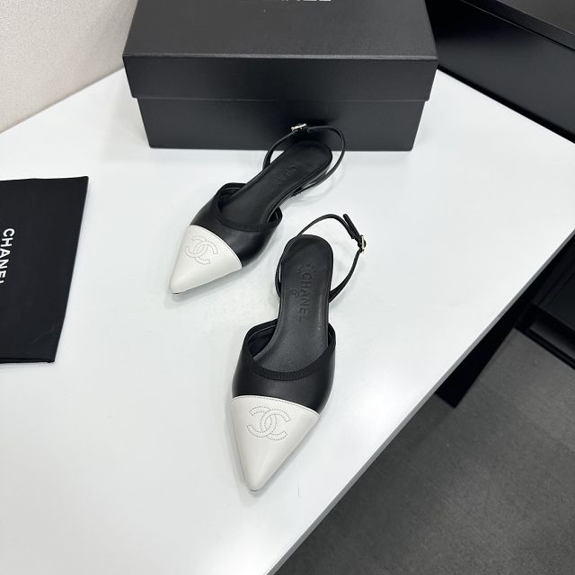 CC original lambskin slingbacks CH00331