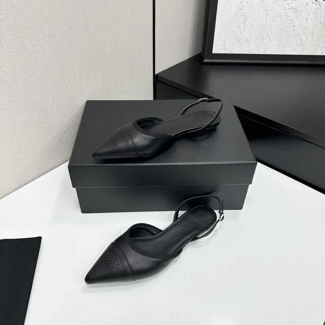 CC original lambskin slingbacks CH00331