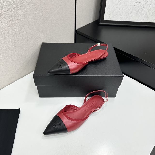CC original lambskin slingbacks CH00331