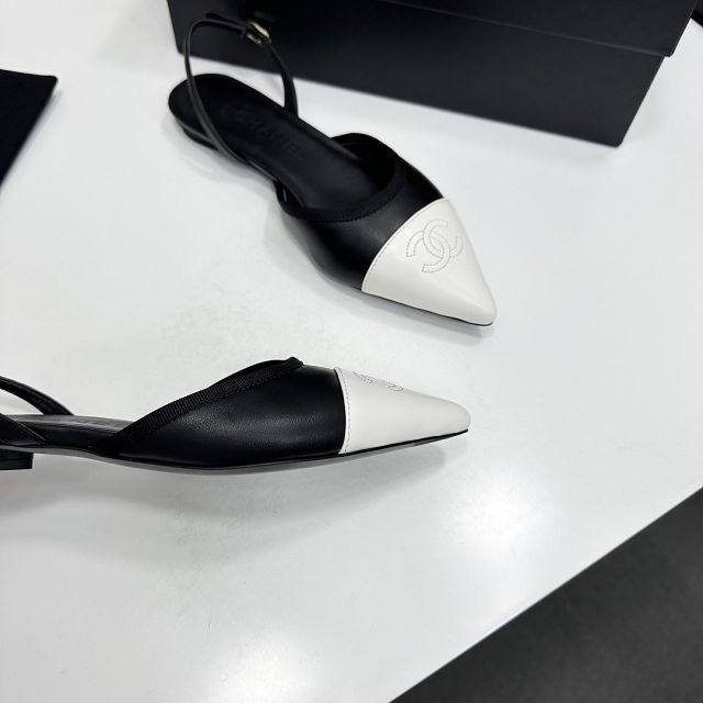 CC original lambskin slingbacks CH00331