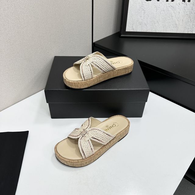 CC original raffia mules CH00311