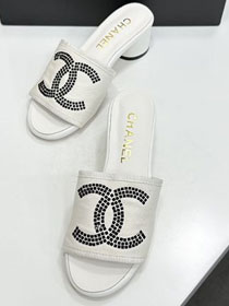 CC original suede calfskin 45mm mules CH00330