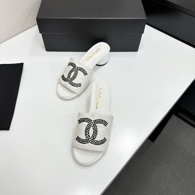 CC original suede calfskin 45mm mules CH00330