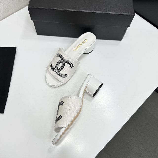 CC original suede calfskin 45mm mules CH00330