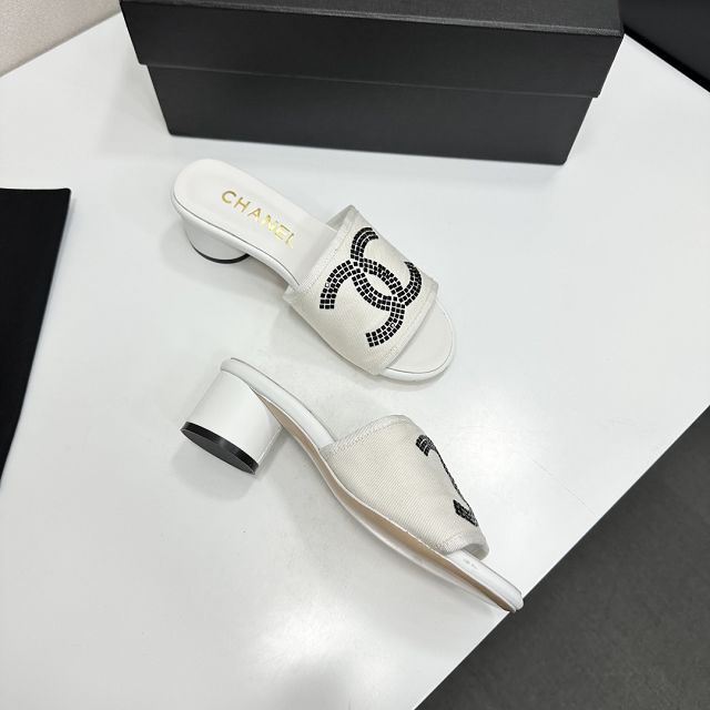 CC original suede calfskin 45mm mules CH00330