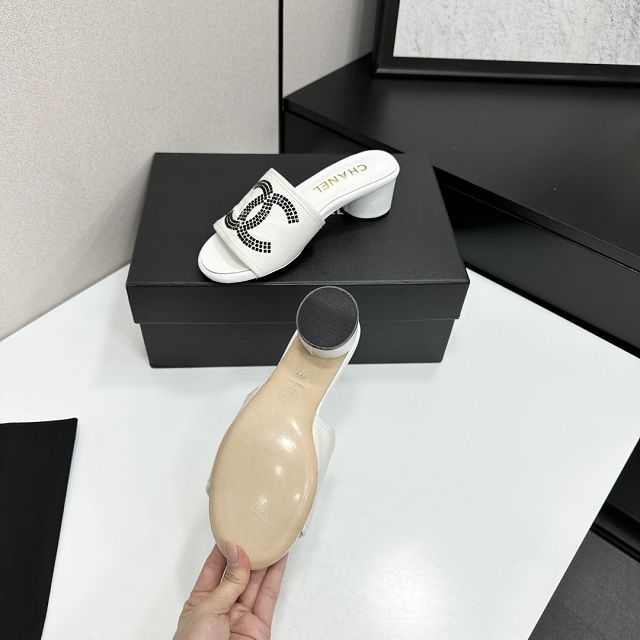 CC original suede calfskin 45mm mules CH00330