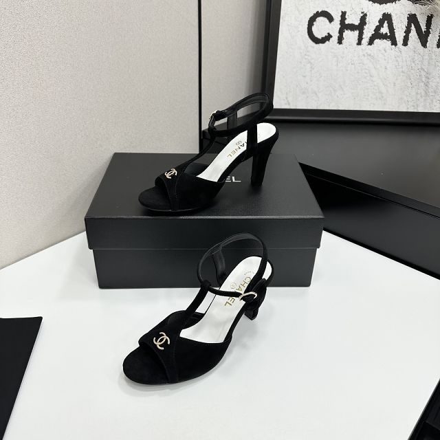 CC original suede calfskin 90mm sandals CH00329