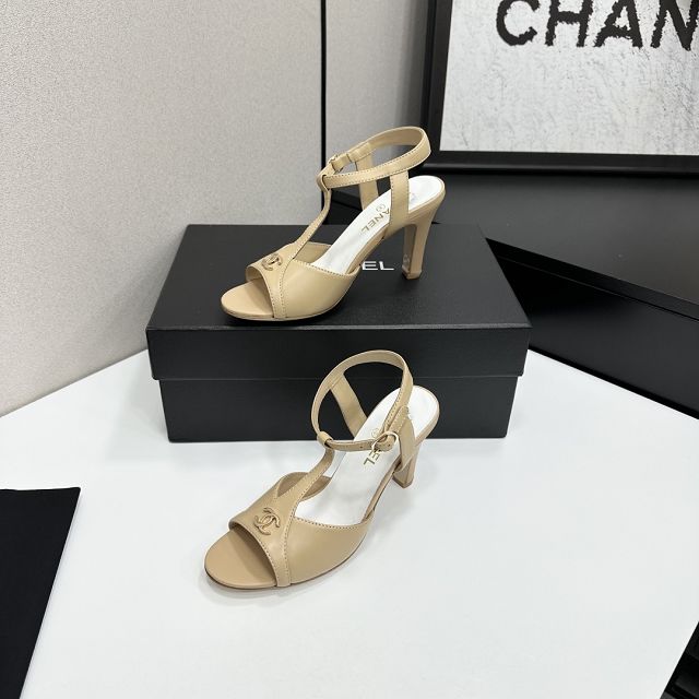 CC original suede calfskin 90mm sandals CH00329