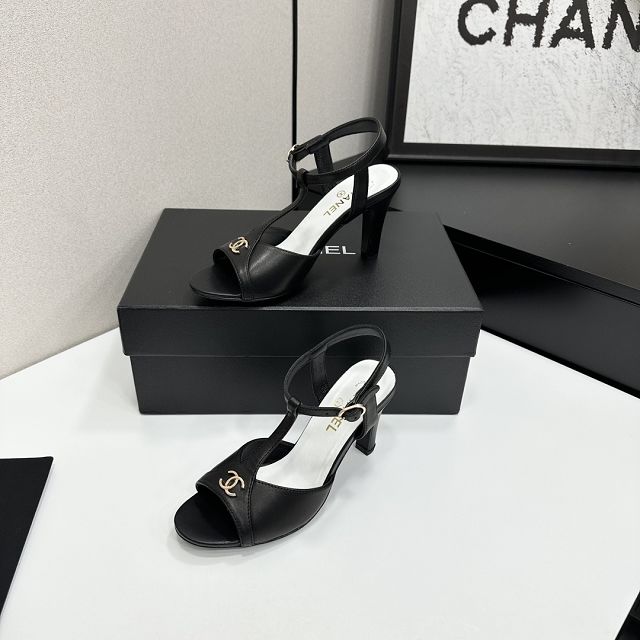 CC original suede calfskin 90mm sandals CH00329