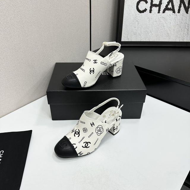 CC original tweed 65mm sandals CH00309