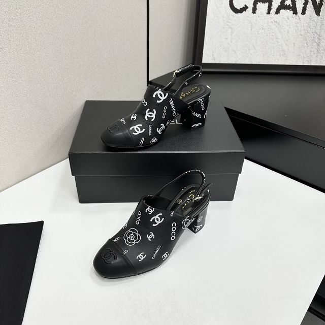 CC original tweed 65mm sandals CH00309