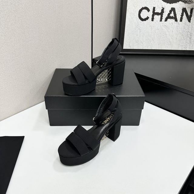 CC original tweed 95mm sandals CH00318