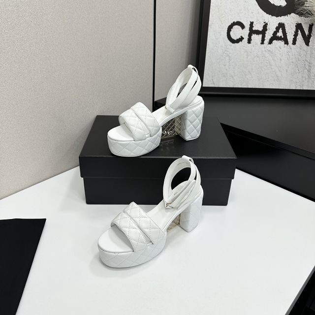 CC original tweed 95mm sandals CH00318