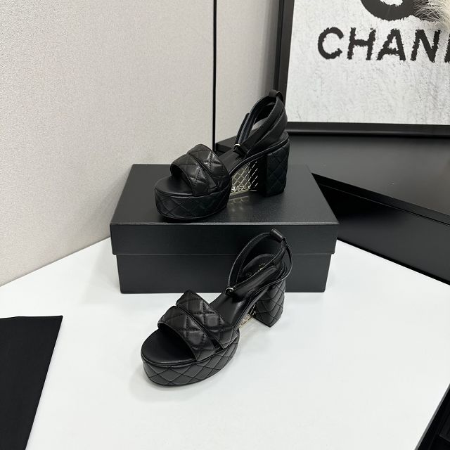 CC original tweed 95mm sandals CH00318